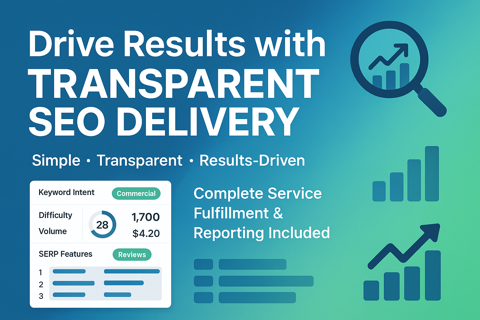 What You Get: Intent, difficulty, volume, CPC, SERP features, current rank
Why It Works: Designed to drive results with simple, transparent delivery.
Perfect For: Businesses that value performance and clarity.
Includes: Service fulfillment and reporting..

Make eye catching and high converting 