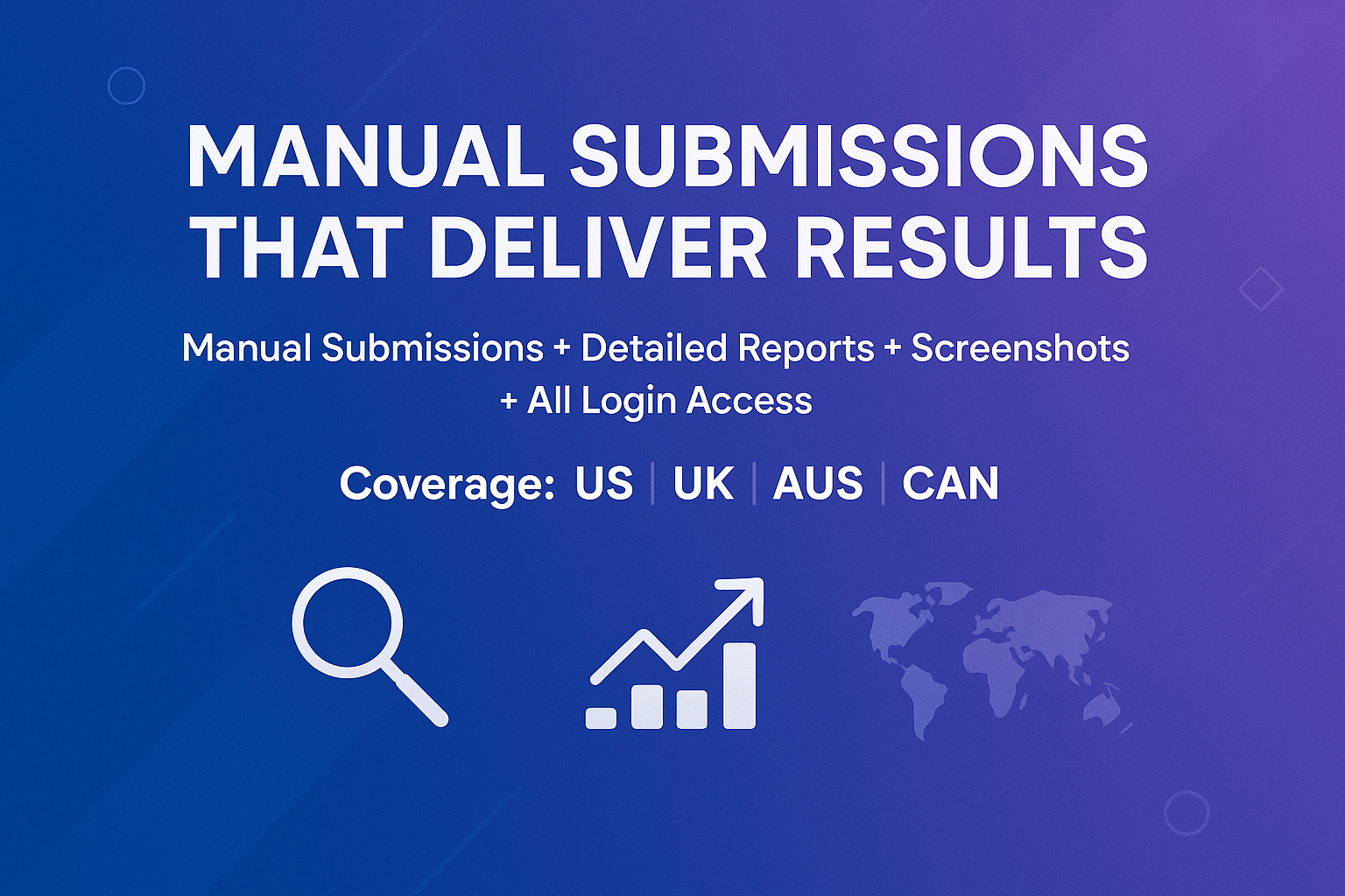What You Get: Manual submissions; report + screenshots; all logins; US/UK/AUS/CAN
Why It Works: Designed to drive results with simple, transparent delivery.
Perfect For: Businesses that value performance and clarity.
Includes: Service fulfillment and reporting..

Make eye catching and high converting